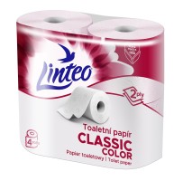 Toaletní papír Linteo Classic - zelený, 2vrstvý, 4 role - 206560