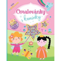 Omalovánky s kamínky - Víly a princezny - 4663-7