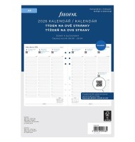 Kalendář 2026 do diáře Filofax - A5 - týdenní - na 2 strany, linky - 6857126