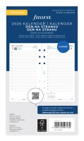 Kalendář 2026 do diáře Filofax - osobní - denní - na 1 stranu, linky - 6848026