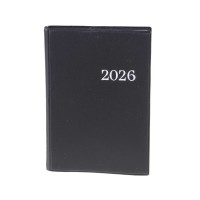 Minidiář 14denní 2026 - PVC černý - kk0011-01