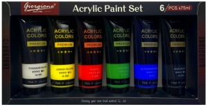 Akrylové barvy - 6 x 75 ml - PK54-5