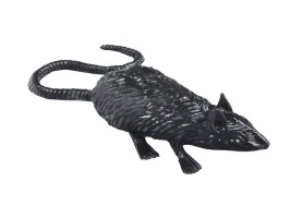 Krysa 6 cm, šedá - 4 ks - 1042570