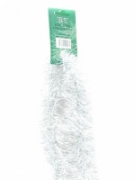 Vánoční řetěz bílo-stříbrný 6PLY