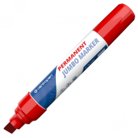 Popisovač permanentní Jumbo - červený - 9110/1
