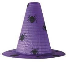 Lampion - Klobouk s pavouky - 25 x 20 x 25 cm - 9275 