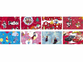 Vánoční balicí papír Disney - 1 x 3 m 