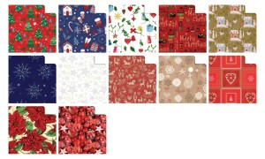 Vánoční balicí papír - 1 x 3 m