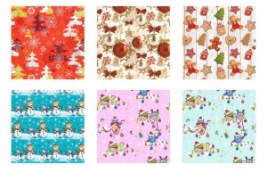 Vánoční balicí papír Florio - 0,7 x 10 m 