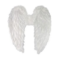 Andělská křídla s peřím - 55 cm - 250482