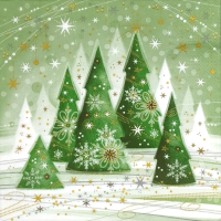 Vánoční ubrousky Daisy L - Ambience Christmas Forest - SD_GW_022101