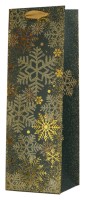 Vánoční dárková taška na víno - 12 x 36 cm - TX6 229