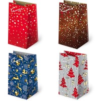 Vánoční dárková taška - 10 x 22 cm - T7-S36 Vánoční dárková taška - 10 x 22 cm - T7-S36
