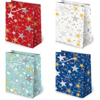 Vánoční dárková taška - 16 x 24 cm - T4-S15