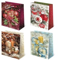 Vánoční dárková taška - 34,5 x 48 cm - T10-S38 Vánoční dárková taška - 34,5 x 48 cm - T10-S38