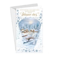 Vánoční přání s kapsou na peníze - 11-6568c Vánoční přání s kapsou na peníze - 11-6568c