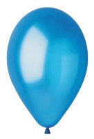 Nafukovací balónky - metalické modré - 10 ks - PGM90-36
