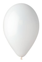 Nafukovací balónky - bílé - 100 ks - G90-001
