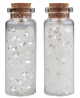 Flitry bílé v lahvičce - 2 x 6 g - 22009