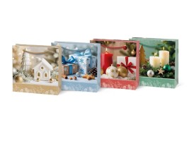 Vánoční dárková taška T2 - mix V16 - 17 x 17 cm - 5252905 Vánoční dárková taška T2 - mix V16 - 17 x 17 cm - 5252905