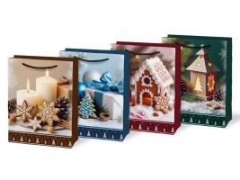 Vánoční dárková taška T4 - mix V41 - 19 x 25 cm - 5252907 Vánoční dárková taška T4 - mix V41 - 19 x 25 cm - 5252907