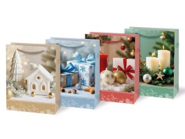 Vánoční dárková taška T4 - mix V42 - 19 x 25 cm - 5252908 Vánoční dárková taška T4 - mix V42 - 19 x 25 cm - 5252908