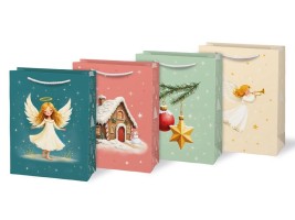 Vánoční dárková taška T4 - mix V43 - 19 x 25 cm - 5252909 Vánoční dárková taška T4 - mix V43 - 19 x 25 cm - 5252909