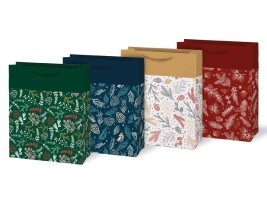 Vánoční dárková taška T5 - mix V53 - 26 x 32 cm - 5252911