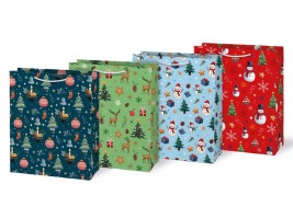 Vánoční dárková taška T5 - mix V55 - 26 x 32 cm - 5252913 Vánoční dárková taška T5 - mix V55 - 26 x 32 cm - 5252913