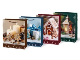 Vánoční dárková taška T5 - mix V57 - 26 x 32 cm - 5252915 Vánoční dárková taška T5 - mix V57 - 26 x 32 cm - 5252915
