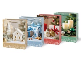 Vánoční dárková taška T5 - mix V58 - 26 x 32 cm - 5252916 Vánoční dárková taška T5 - mix V58 - 26 x 32 cm - 5252916