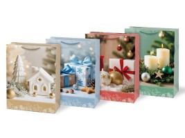 Vánoční dárková taška T10 - mix V24 - 33 x 45 cm - 5252919 Vánoční dárková taška T10 - mix V24 - 33 x 45 cm - 5252919
