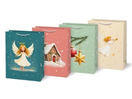 Vánoční dárková taška T14 - mix V4 - 40,5 x 55,5 cm - 5252923 Vánoční dárková taška T14 - mix V4 - 40,5 x 55,5 cm - 5252923