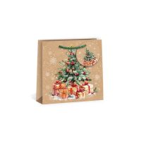 Vánoční dárková taška SQUARE - 18 x 18 cm - 0825-0011