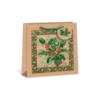 Vánoční dárková taška SQUARE - 24 x 24 cm - 0845-0013