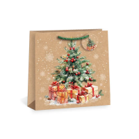 Vánoční dárková taška SQUARE - 33 x 33 cm - 0855-0011