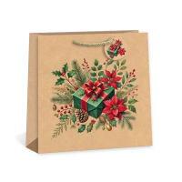 Vánoční dárková taška SQUARE - 38 x 38 cm - 0885-0012