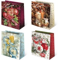 Vánoční dárková taška - 23 x 32 cm - T2-S38 Vánoční dárková taška - 23 x 32 cm - T2-S38