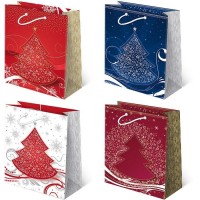 Vánoční dárková taška - 10 x 16 cm - T5-S34 Vánoční dárková taška - 10 x 16 cm - T5-S34