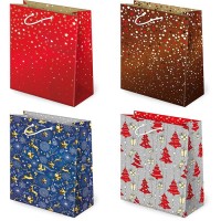 Vánoční dárková taška - 10 x 16 cm - T5-S36 Vánoční dárková taška - 10 x 16 cm - T5-S36