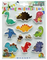 Dekorační magnety - dino - 11 ks - PK19-76