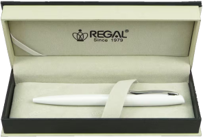 Kuličkové pero Regal HYDE - bílá - P-284-407-B Kuličkové pero Regal HYDE - bílá - P-284-407-B