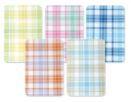 Dárkový sáček Tattersall PE - 20 x 32 cm - 50 ks