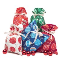 Vánoční dárkový sáček - Joy - 20 x 35 cm - 100 ks