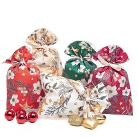 Dárkový sáček - White Christmas - 20 x 35 cm - 100 ks