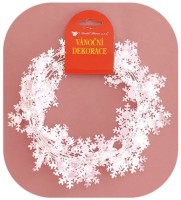 Řetěz s drátkem - perleťový s hvězdičkami - 4681-02