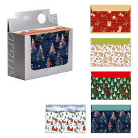 Vánoční obálka C5 - s potiskem - mix - 1085-V002