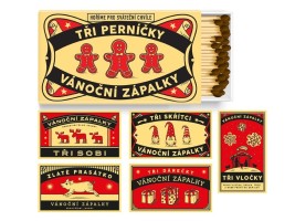 Vánoční zápalky - dlouhé - mix -  1042804