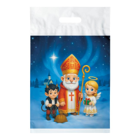 Mikulášská igelitová taška L - vzor 22 - 5252935