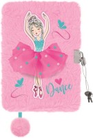 Plyšový zápisník se zámkem - Balerina